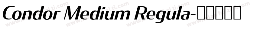 Condor Medium Regula字体转换